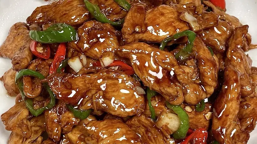 香香辣辣小炒鸡胸肉,嫩滑入味的下饭天菜