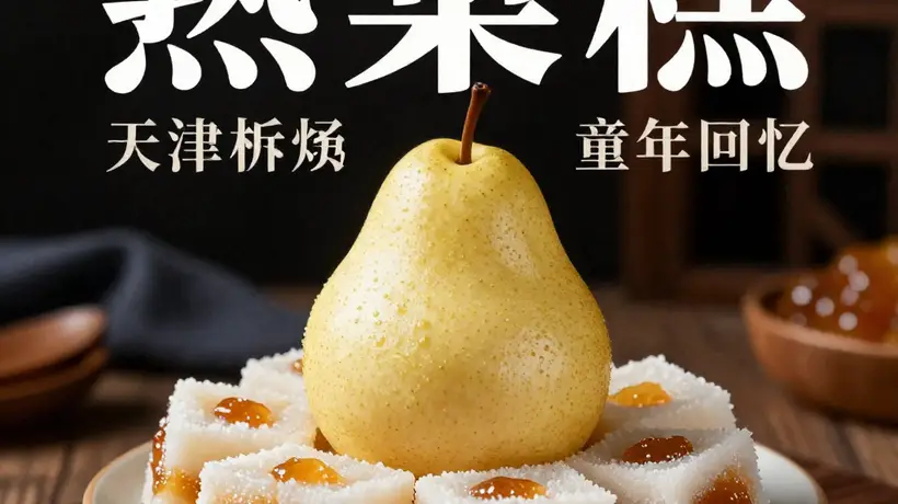 熟梨糕:天津孩子的童年回忆,果酱与米糕的碰撞