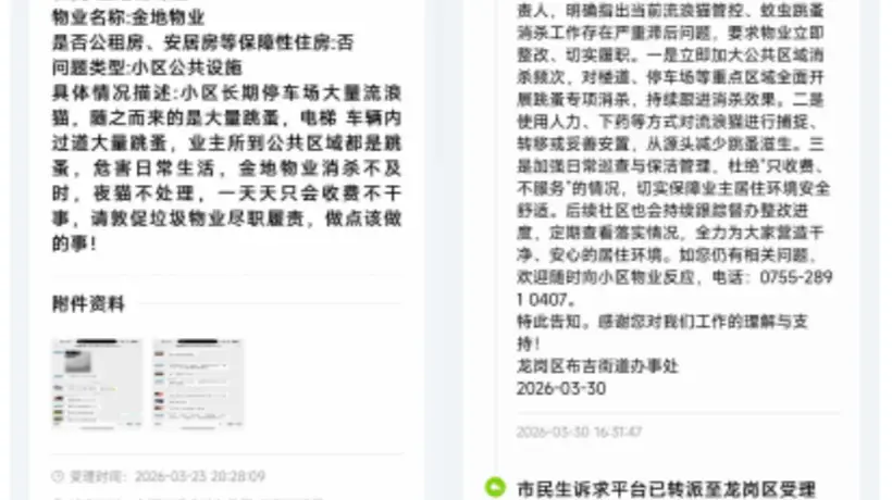 深圳一小区业主不满物业不作为,多年投诉无用!街道办回应