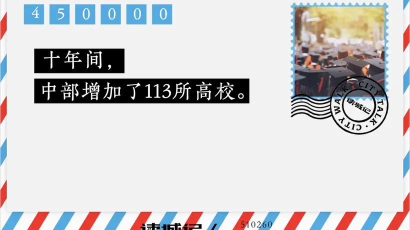 中部六省,加速建高校