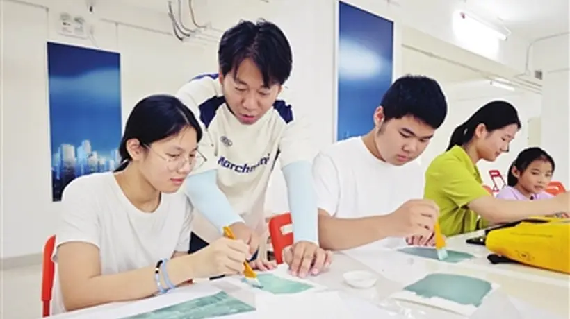 天津市东丽区文化馆联动社区 家门口的艺术课吸引居民孩子主动参与