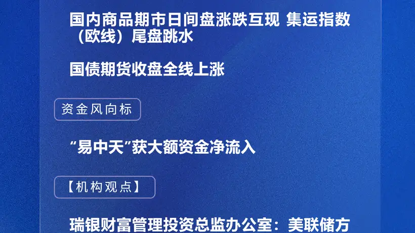 八点半市场动态速报 多元行情引关注 AI长期成长获机构力挺
