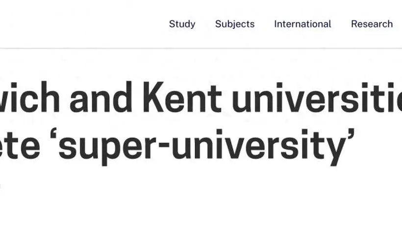 格林威治大学与肯特大学合并引参与式热议 英国多所高校跟进应对财政挑战