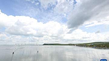 夏日太仆寺旗白音查干湖成热门打卡地 游客共赴“牛奶湖”清凉之约