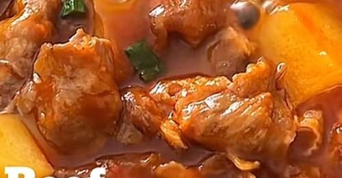 土豆肥牛煲酸甜浓郁,能炫三碗米饭