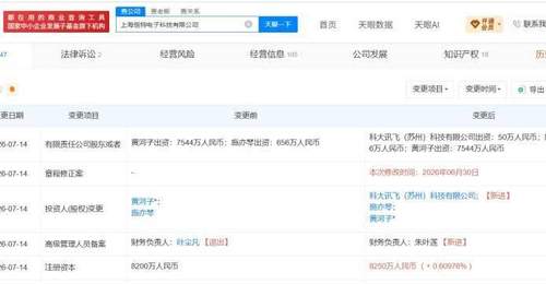 科大讯飞入股恒特电子