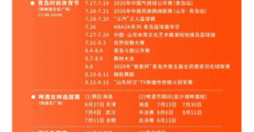 第36届青岛国际啤酒节西海岸新区金沙滩啤酒城园区活动安排来啦