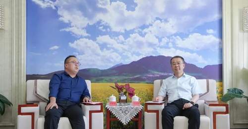 李兴华会见中旅国际杜长辉一行 共谋张掖旅游发展