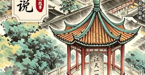 镇江文旅说丨金山“江天一览”四字大小不一,背后故事太妙了