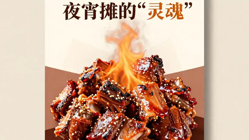资阳乐至烤肉:炭火+香料,麻辣鲜香,夜宵摊的“灵魂”!