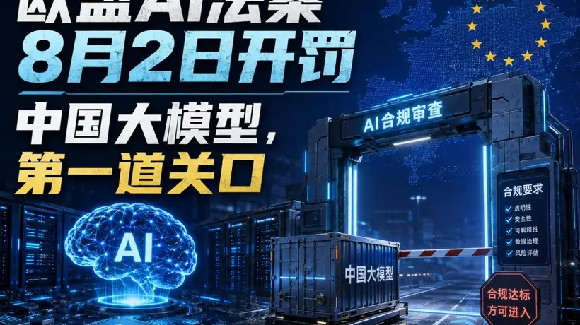 8月2日欧盟AI法案开罚，中国大模型厂商需提前踩合规节点（强调参与体验：厂商需行动做合规准备）