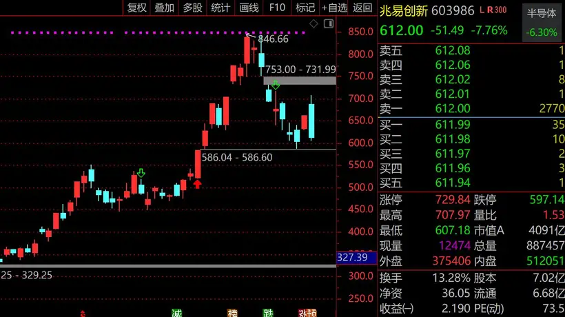 科技股“滑铁卢”背后:8600亿资金激烈绞杀,兆易创新594亿天量刷新记录,宁德时代、中际旭创、寒武纪等龙头全军覆没,后市何去何从?