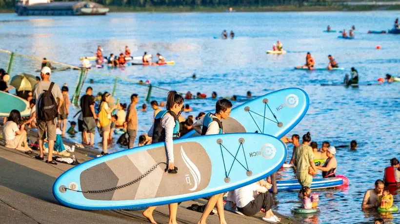 武汉人的夏日快乐,是家门口的海给的!