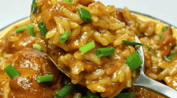 咖喱香菇鸡肉拌饭:一口浓香,治愈疲惫的家常美味