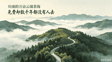 登天宫山万亩云端茶海 体验川南千年种茶风情