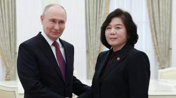 普京会见朝鲜外相，感谢朝鲜助俄解放库尔斯克州