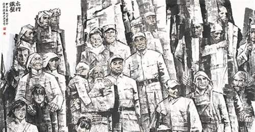赴太行画作现场 感受集体镌刻的不朽精神伟力