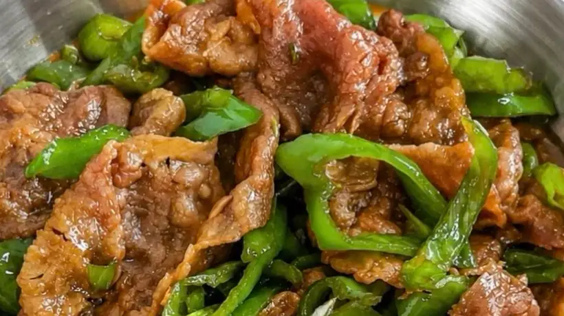 青椒炒肥牛:10分钟搞定香到舔盘的快手菜