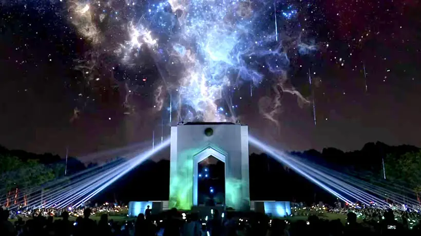 视频|抬头见星河!12908颗“星”点亮东大夜空