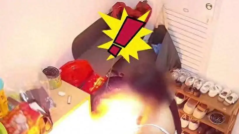 瞬间爆炸!宝妈手被烫伤、头发被烧!你还敢给孩子买它吗?