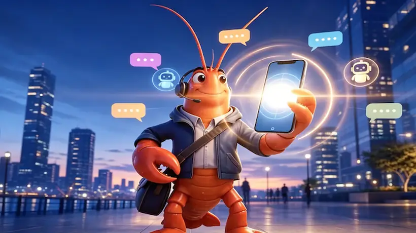 用手机“养龙虾”,OpenClaw首推独立App!网友实测:能指挥Hermes干活