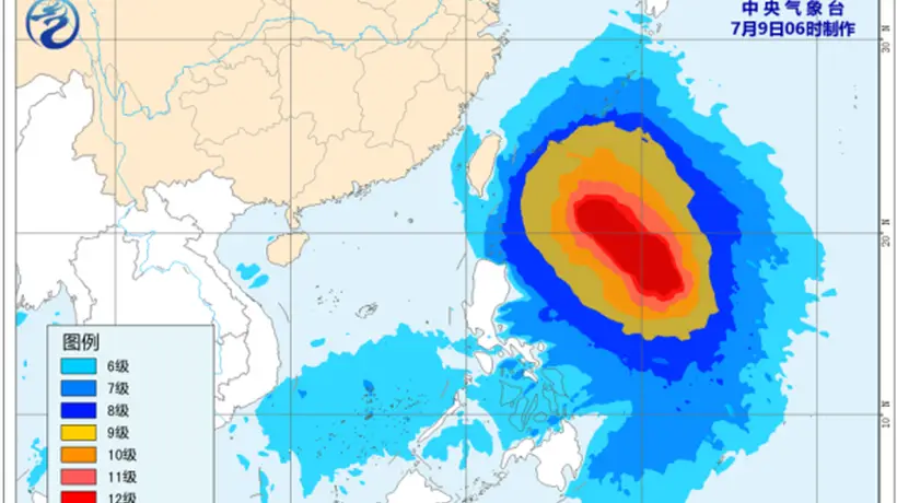 “巴威”逼近,中央气象台发布台风黄色预警