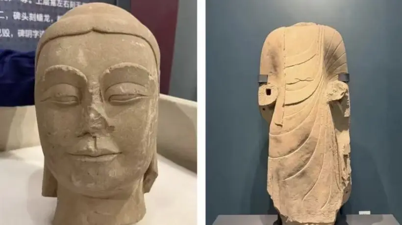 山西一村民耕地时发现1400年前佛首,经鉴定系北齐时期石造像
