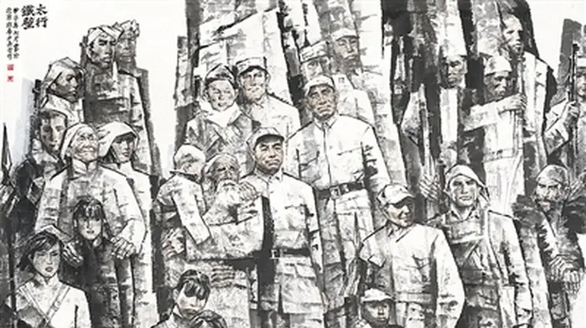 赴太行画作现场 感受集体镌刻的不朽精神伟力