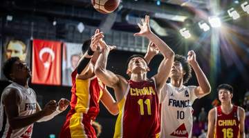 刘玄昱20+7中国不敌法国 无缘U17男篮世界杯8强