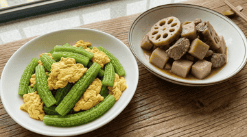 三伏天养生菜谱:苦瓜炒蛋莲藕排骨,应季食材越吃越精神