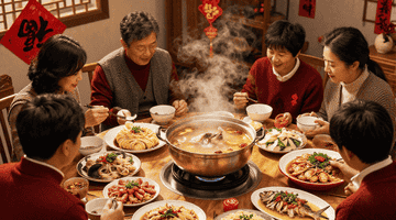 来徐州就贴饼蘸汤！铁锅边围坐大口吃地锅鸡的酣畅体验