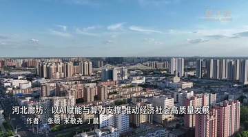 河北廊坊:以AI赋能与算力支撑 推动经济社会高质量发展