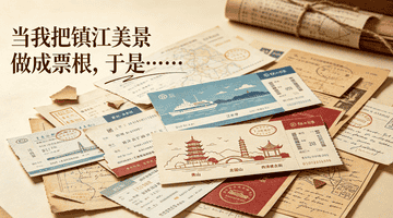 镇江胜景变专属票根 多元体验邀你亲手触碰江风苔痕