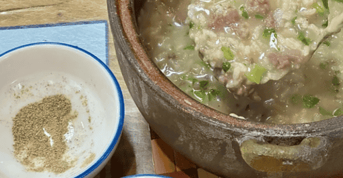 甜咸相融层次分明,解锁香芋牛肉粥的温润口感