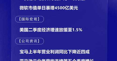 7月31日多领域国际动态:韩股盘中异动、美欧经济通胀新况、科技企业研发营收新进展