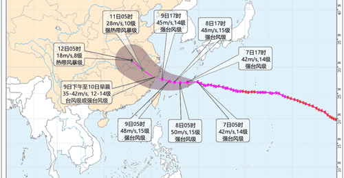 台风“白海豚”逼近华东 这些区域的观众需留意风雨影响