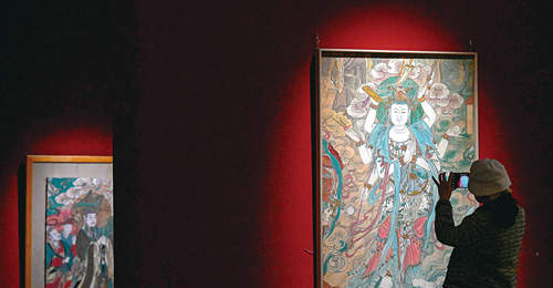 逛河北明代壁画现场 看画里的市井烟火与古今众生百态