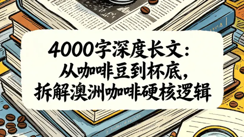 4000字澳洲咖啡体验干货 解锁从冲煮风味到社区文化的多元参与感