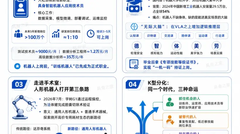 国家认证!机器人正在派发100万个「新饭碗」
