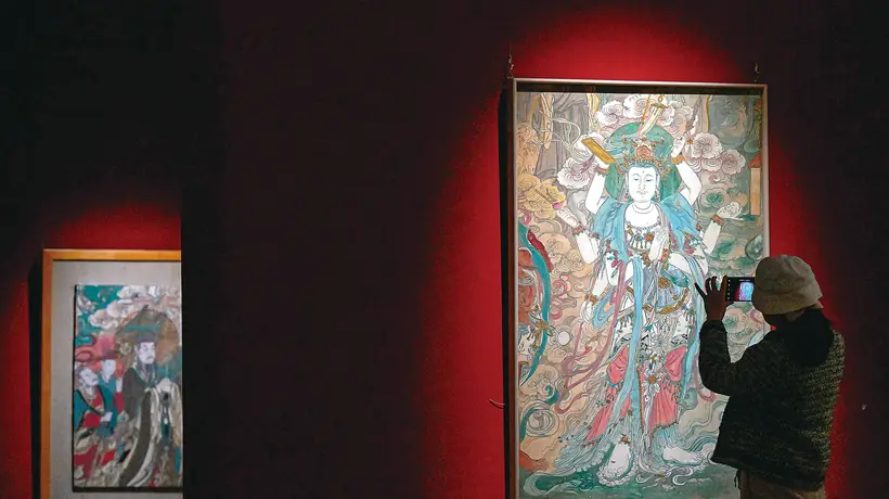 逛河北明代壁画现场 看画里的市井烟火与古今众生百态